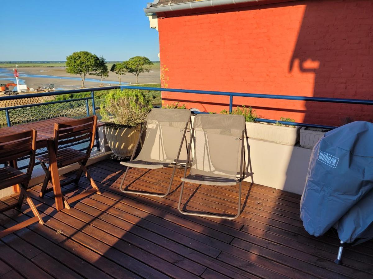 Апартаменты Vue Et Terrasse Panoramique Sur La Baie De Somme Сен-Валери-сюр-Сомм Экстерьер фото
